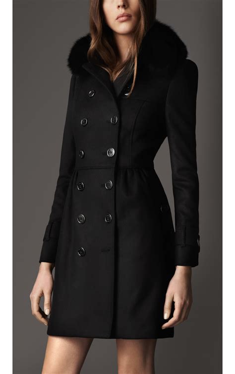 burberry oversize wool blazer coat|burberry black wool coat women's.